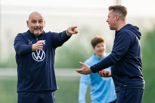 Målvaktstränare Jonnie Fedel och fysioterapeut Jesper