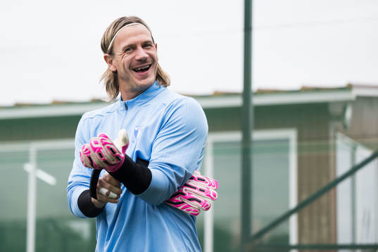 Malmö FFs målvakt Johan Dahlin