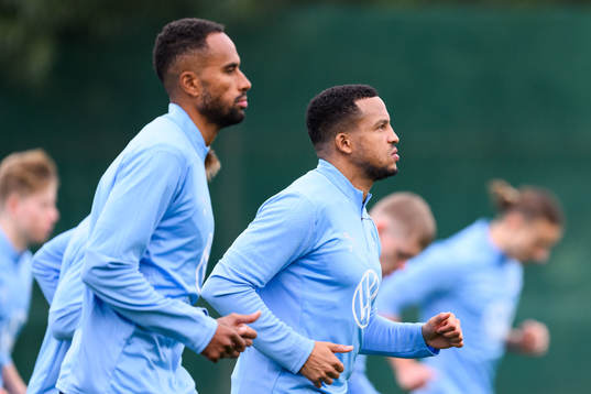 Malmö FFs Isaac Kiese Thelin och Martin Olsson