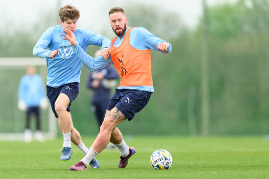 Malmö FFs Oliver Berg och Pontus Jansson