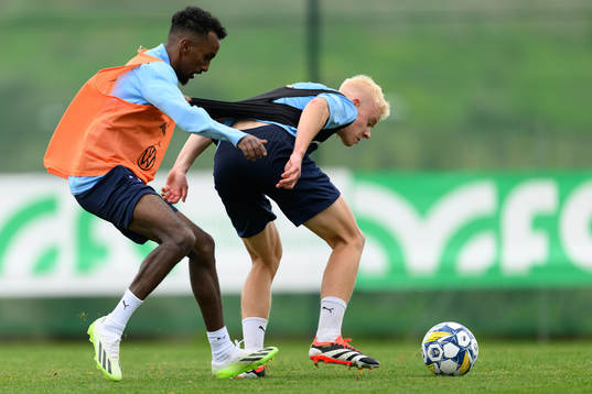 Malmö FFs Taha Ali och Otto Rosengren