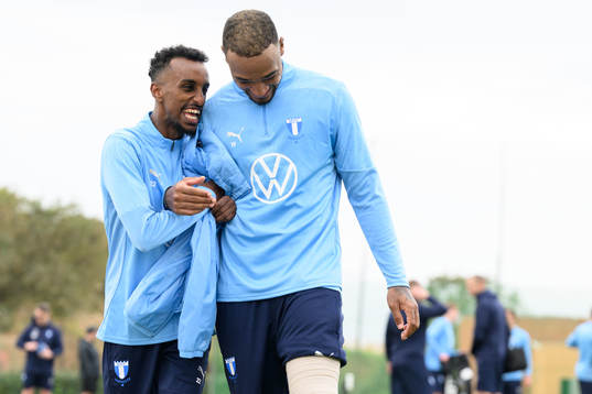 Malmö FFs Taha Ali och Derek Cornelius