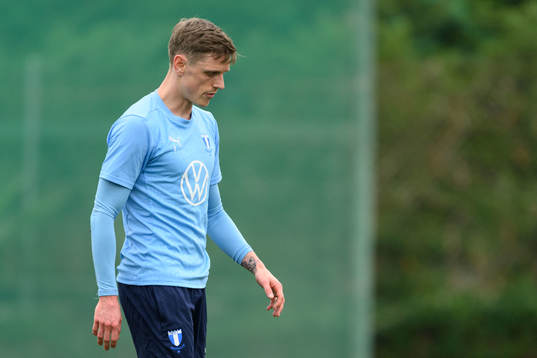 Malmö FFs Søren Rieks deppar
