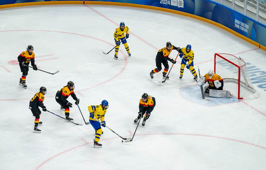 A handout photo made available by the Olympic Information