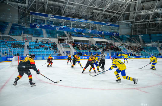 A handout photo made available by the Olympic Information