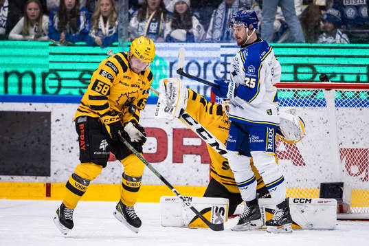 Skellefteås Frans Haara och Jonathan Johnson och Leksands