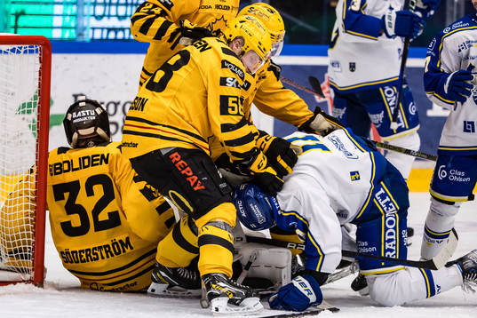 Skellefteås Oskar Nilsson och Leksands Martin Karlsson