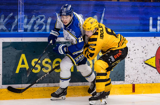 Leksands Lukas Vejdemo och Skellefteås Martins Dzierkals