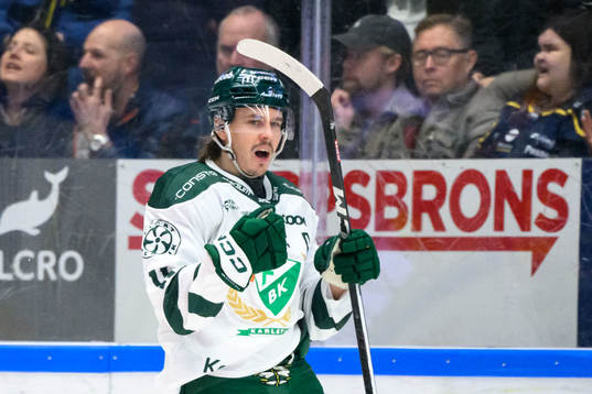 Färjestads Joakim Nygård jublar