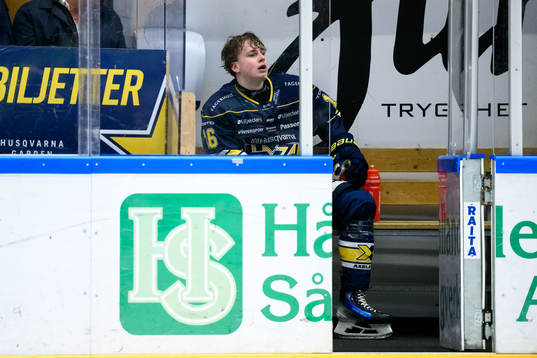 HV71s Axel Landén deppar