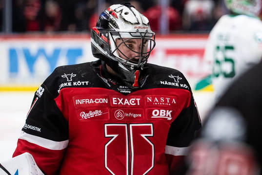 Örebros målvakt Jhonas Enroth deppar