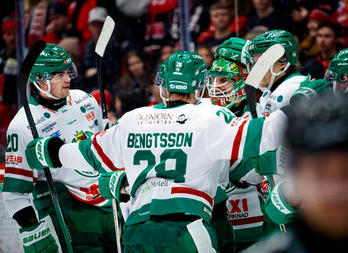 Jubel hos Rögles målvakt Christoffer Rifalk