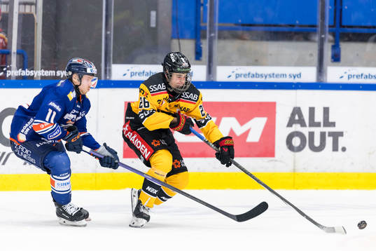 Växjös Kalle Kossila och Luleås Oliwer Sjöström
