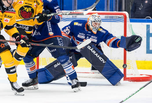 Växjös målvakt Emil Larmi