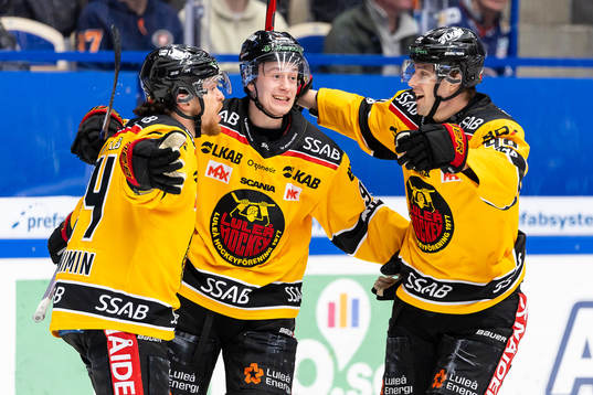 Luleås Brendan Shinnimin, Pontus Andreasson och David