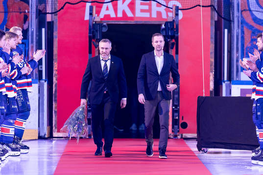 Växjös VD Johan Markusson och sportchef Henrik Evertsson