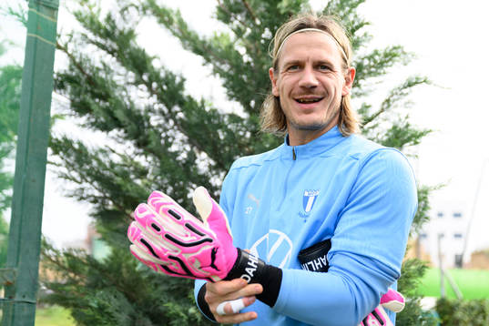 Malmö FFs målvakt Johan Dahlin