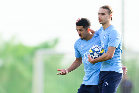 Malmö FFs Zakaria Loukili och Elison Makolli