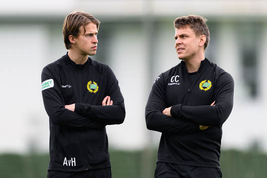 Teknisk chef Adrian von Heijne och fysioterapeut Carl