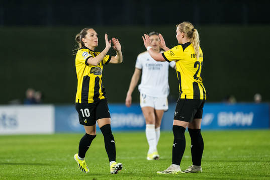 Elin Rubensson and Johanna Fossdalsá Sørensen of Häcken
