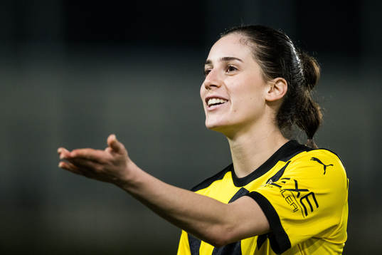 Clarissa Larisey of Häcken celebrates