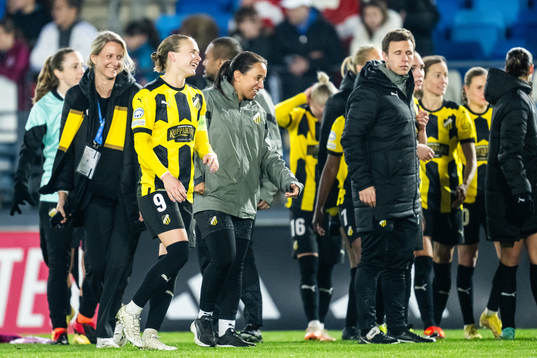 Filippa Curmark of Häcken celebrates