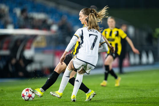 Elin Rubensson of Häcken and Olga of Real Madrid