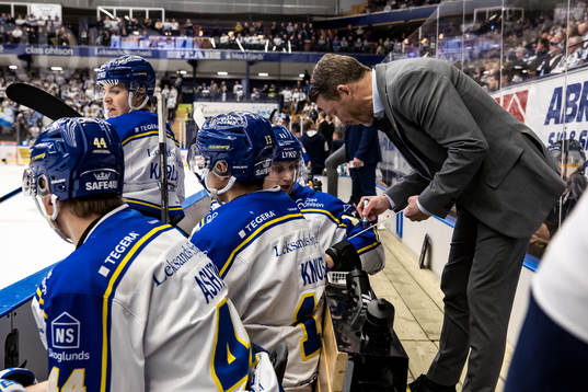 Leksands tränare Charles Berglund