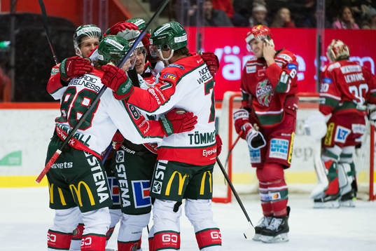 Frölundas Malte Strömwall jublar