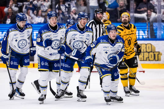 Leksands Kalle Östman jublar