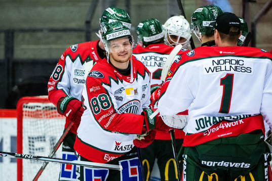 Frölundas Malte Strömwall jublar