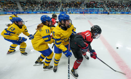 A handout photo made available by the Olympic Information