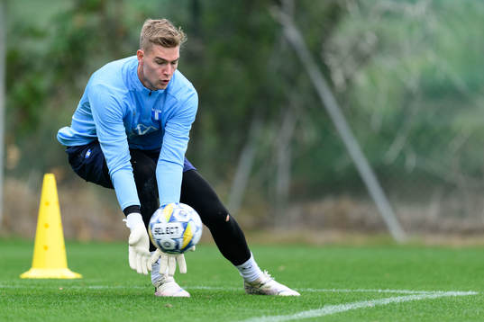 Malmö FFs målvakt Mathias Nilsson