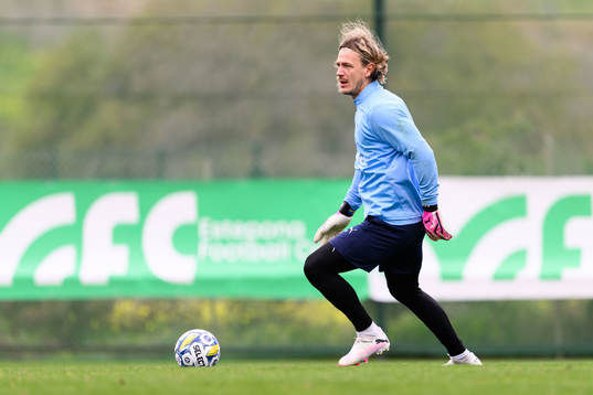 Malmö FFs målvakt Johan Dahlin