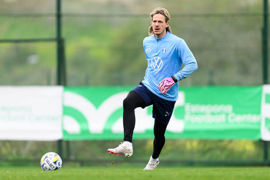 Malmö FFs målvakt Johan Dahlin