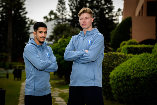 Zakaria Loukili och Nils Zätterström