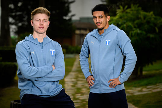 Nils Zätterström och Zakaria Loukili