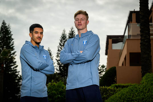 Zakaria Loukili och Nils Zätterström