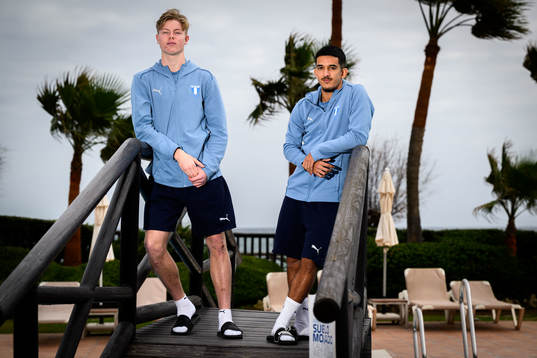 Nils Zätterström och Zakaria Loukili