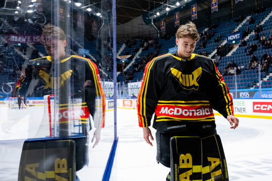Västerås målvakt Ian Blomquist