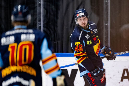 Djurgårdens Albin Grewe jublar