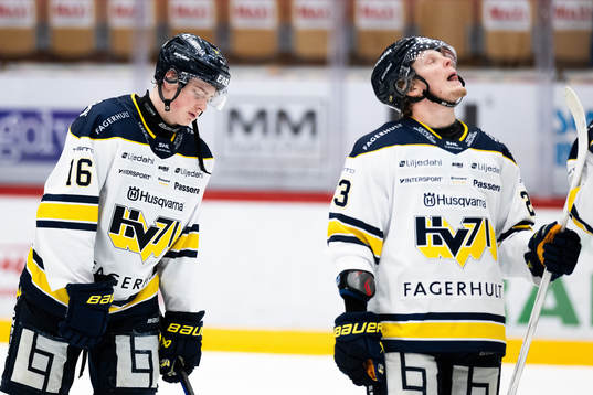 HV71s Axel Landén deppar