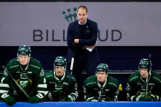 Färjestads tränare Thomas Mitell