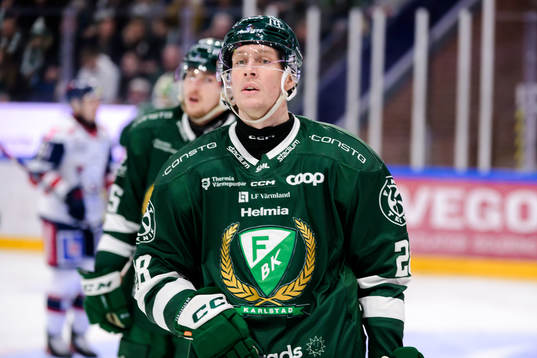 Färjestads Mattias Göransson deppar