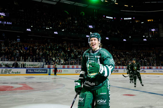 Färjestads Joakim Nygård jublar