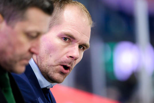 Färjestads tränare Thomas Mitell