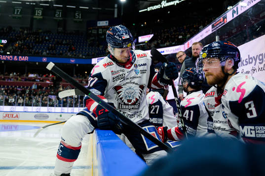 Linköpings Jesper Pettersson och Linus Hultström deppar