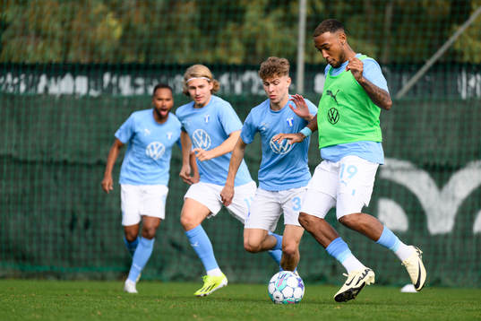 Hugo Bolin and Derek Cornelius of Malmö FF