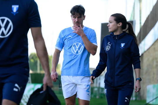 Stefano Vecchia leaves the pitch
