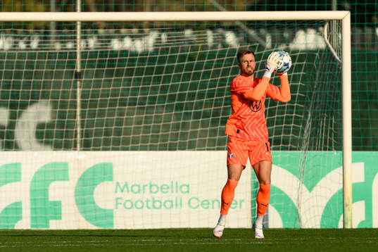 Goalkeeper Ricardo Friedrich of Malmö FF